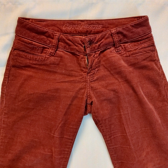 Pants Velvet Woman Cotton Cons Jeans Size 27 - Picture 2 of 13